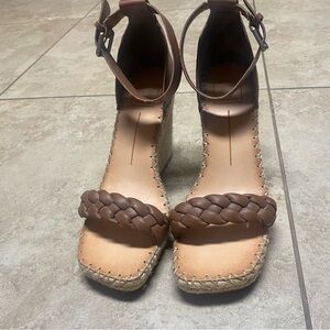DV by Dolce Vita Tan Braided Wedge Sandals